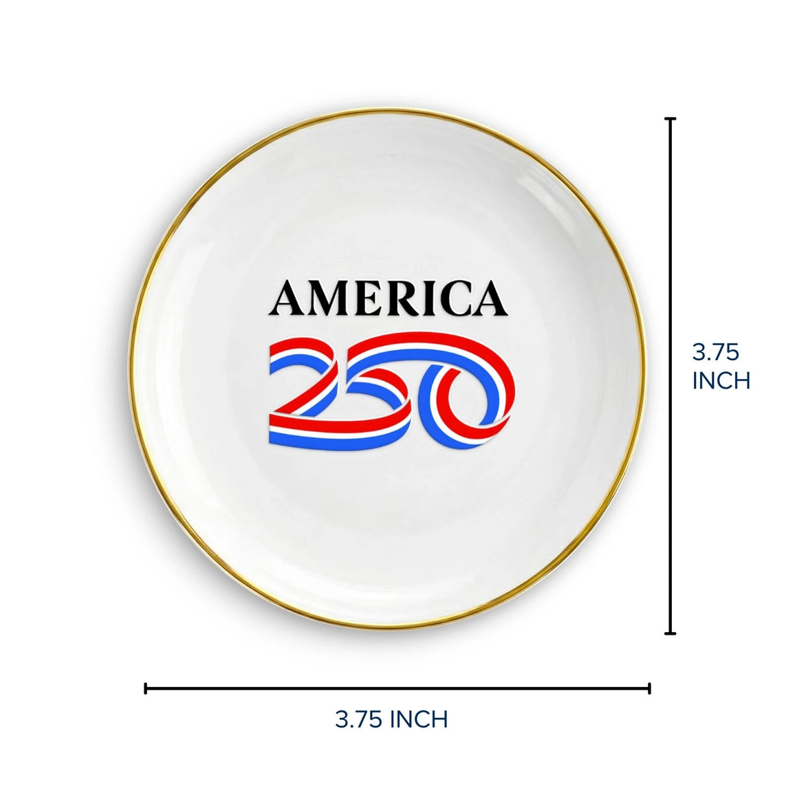 1776 Circle Trinket Tray Dish - Officially Licensed - NY Gift Boutique