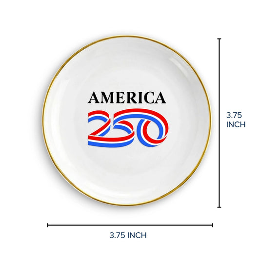 1776 Circle Trinket Tray Dish - Officially Licensed - NY Gift Boutique