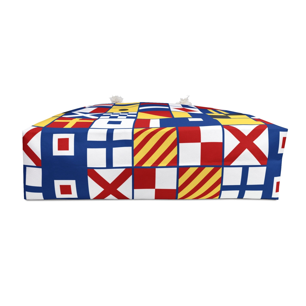 Nautical Signal Flag Beach Tote Bag