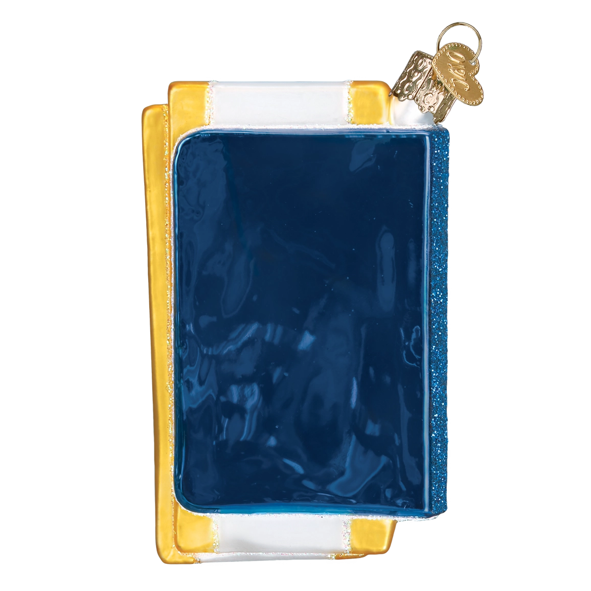 Passport Glass Christmas Ornament