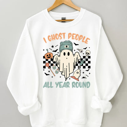 Ghost People All Year Halloween Shirts