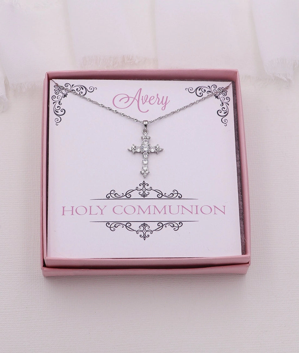 Sterling Silver Cross Pendant Necklace