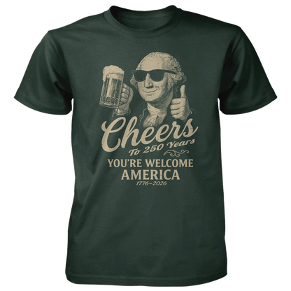You're Welcome America - Cotton T-Shirt