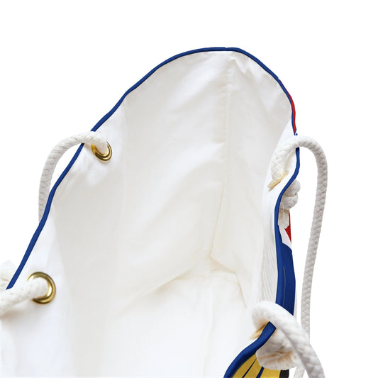 Nautical Signal Flag Beach Tote Bag