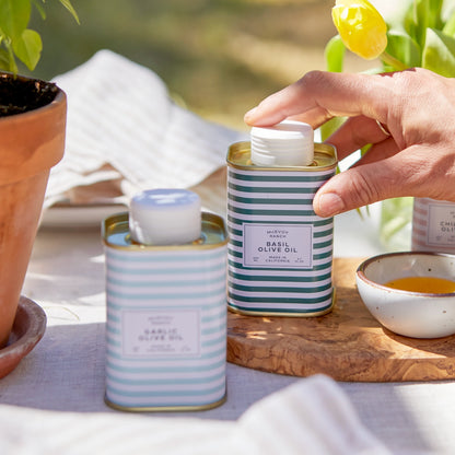 Stripes Organic Garlic Olive Oil