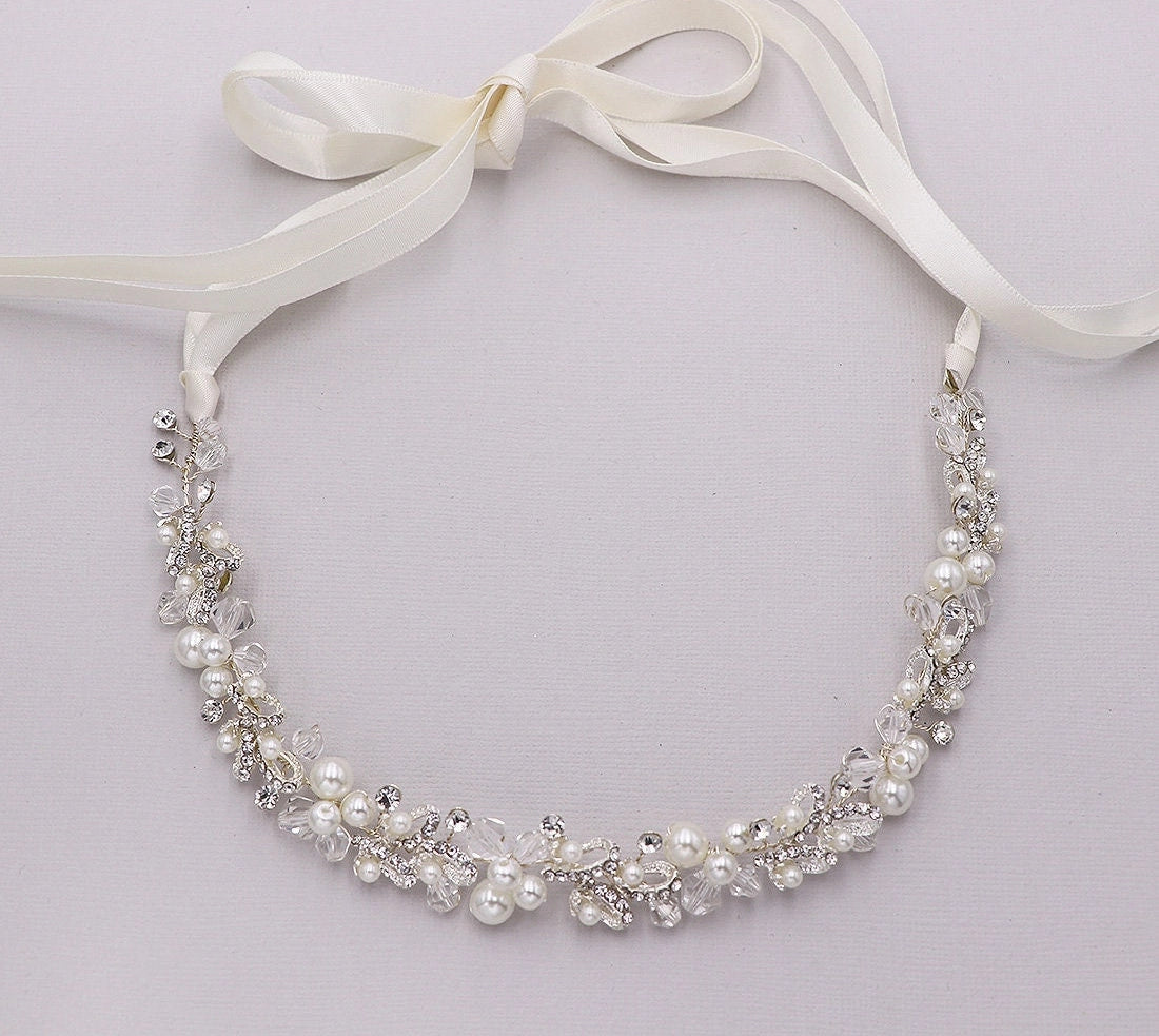 Jaylah Pearl Vine Headband