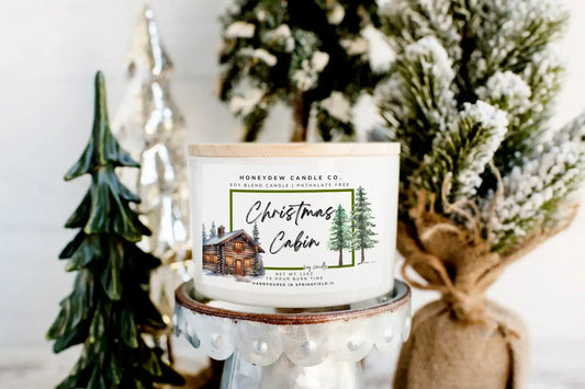 3 Wick Candle 12oz - Christmas Cabin
