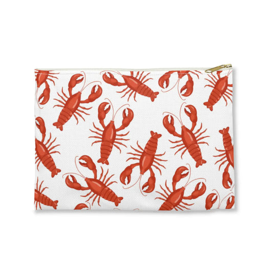 Lobster Watercolor Canvas Pouch