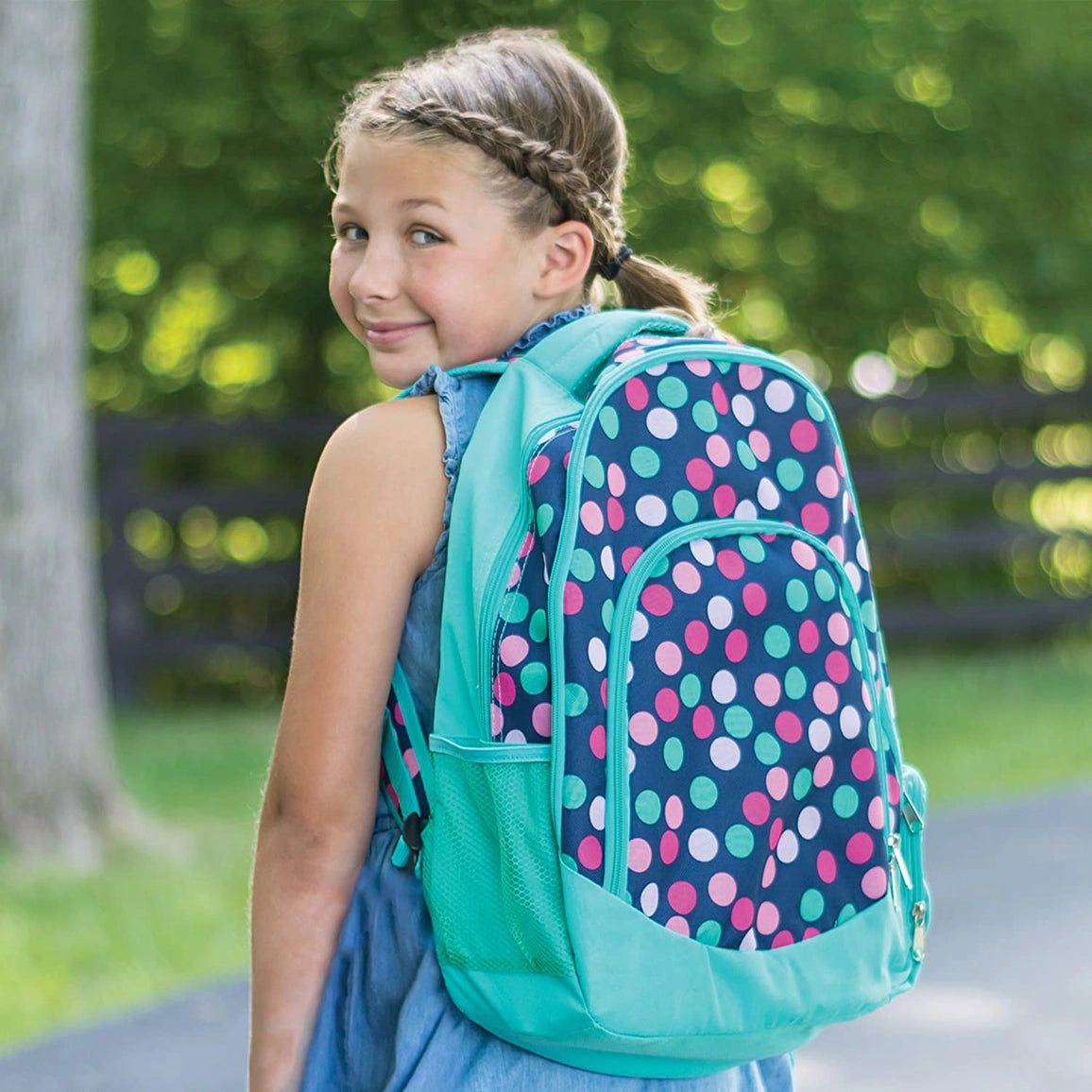 Polka Dot Pattern Backpack