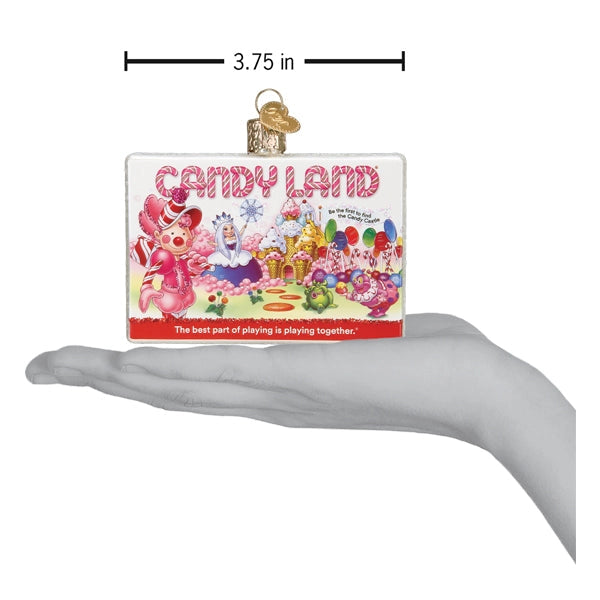 Candy Land Glass Christmas Ornament