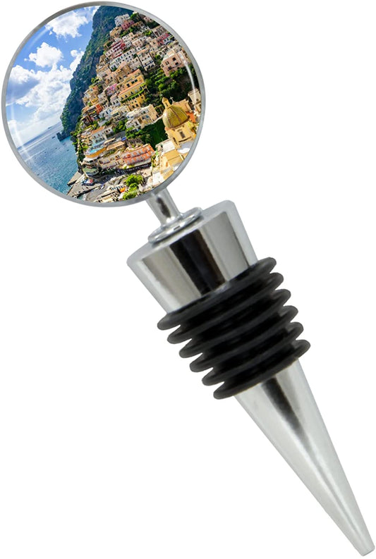 Amalfi Italy Wine Bottle Stopper in Gift Box