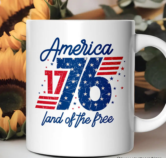 America 1776 Land of the Free 12oz. Mug