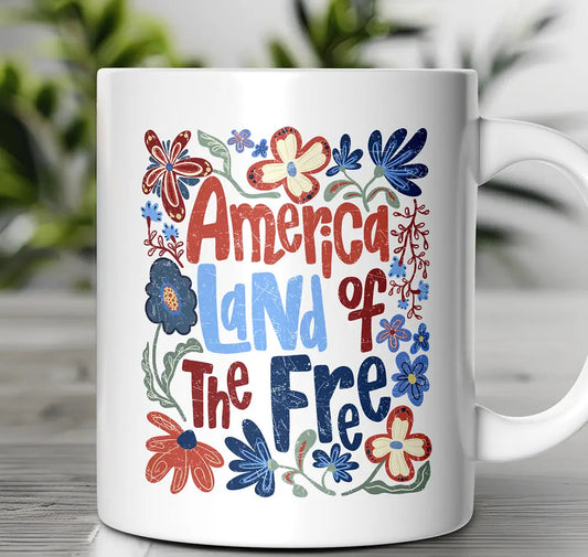 America Land of the Free 12oz. Mug