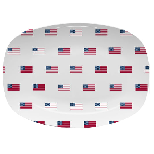 American Flag Serving Platter