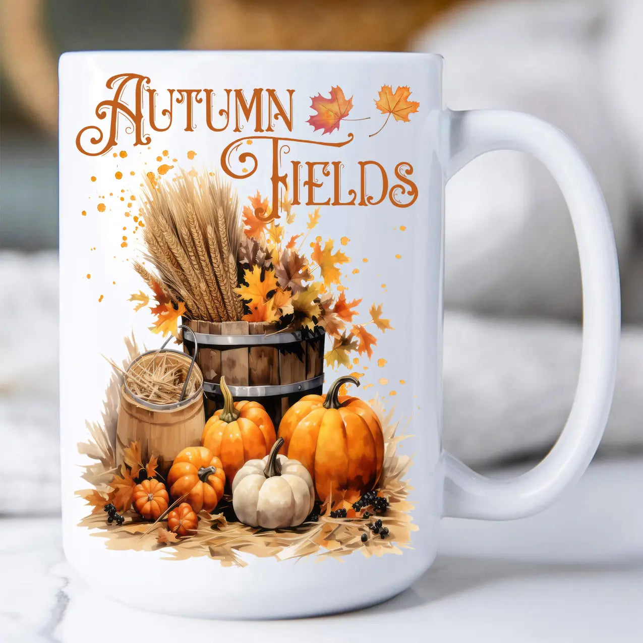 Autumn Fields 15 oz. Coffee Mug