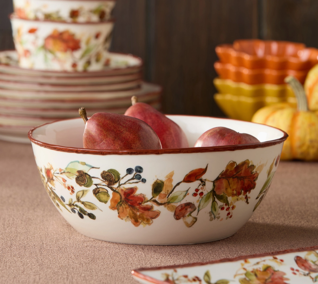 Autumn Meadows Deep Bowl 10" X 4"