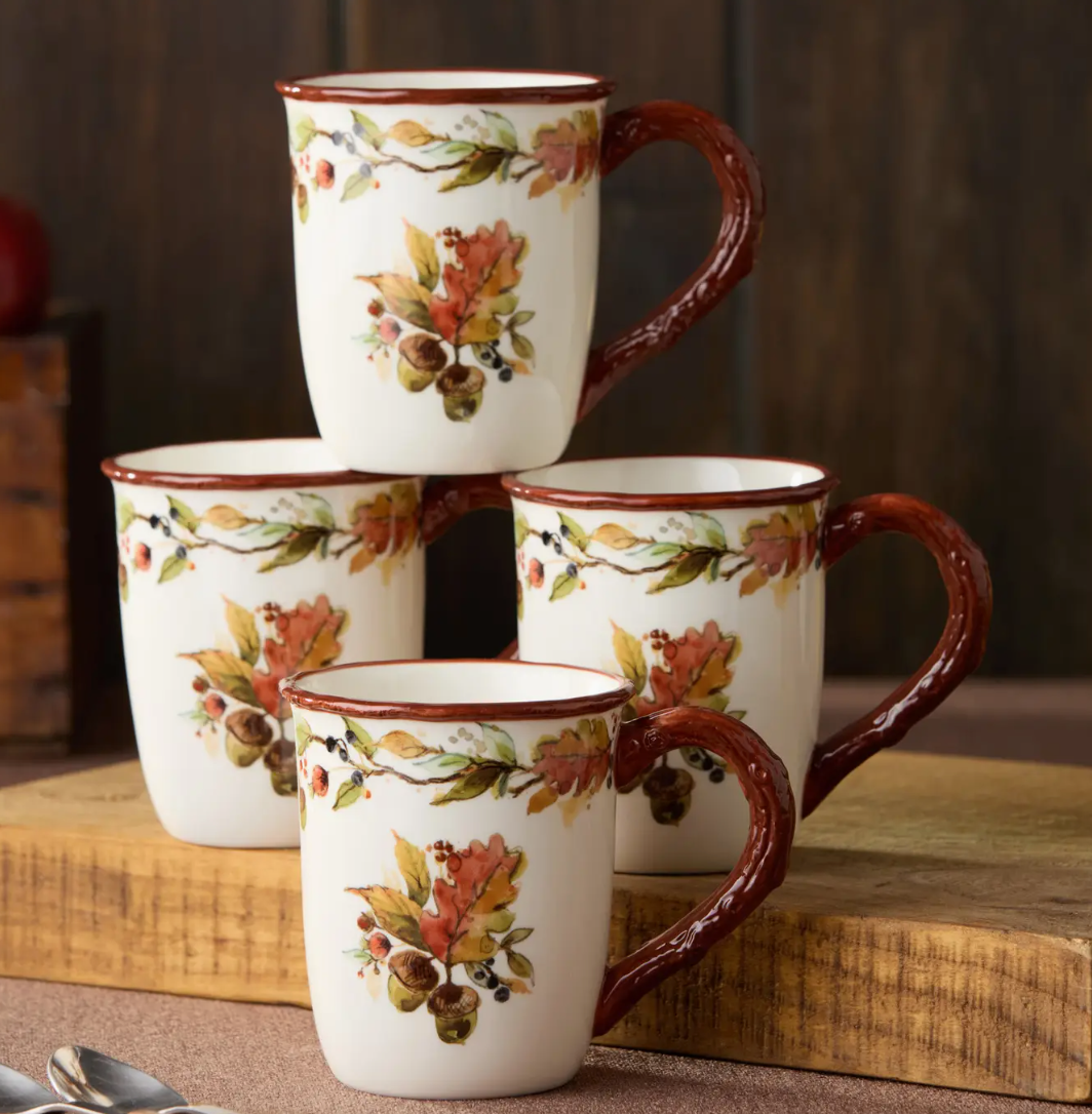 Autumn Meadows Mug 16 oz. Set of 4