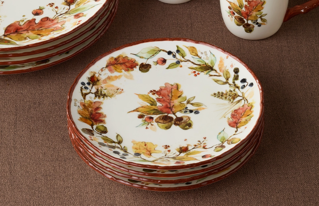 Autumn Meadows Salad Plate 9" Set of 4