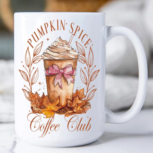 Autumn Pumpkin Spice 15 oz. Coffee Mug