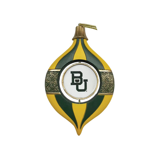 Baylor 5.5" Spinning Bulb Holiday Ornament