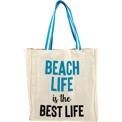 Beach Life is the Best Life- 100% Cotton Twill Gift Bag