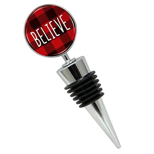 Believe Wine Bottle Stopper in Gift Box