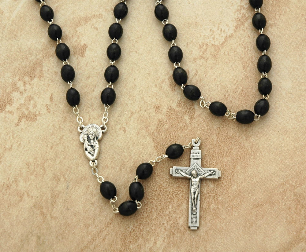 Black Wood Rosary