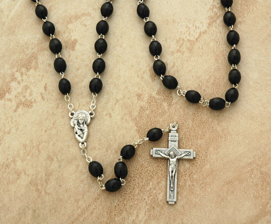 Black Wood Rosary