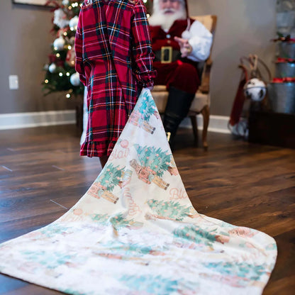 Personalized Nutcracker Christmas Blanket