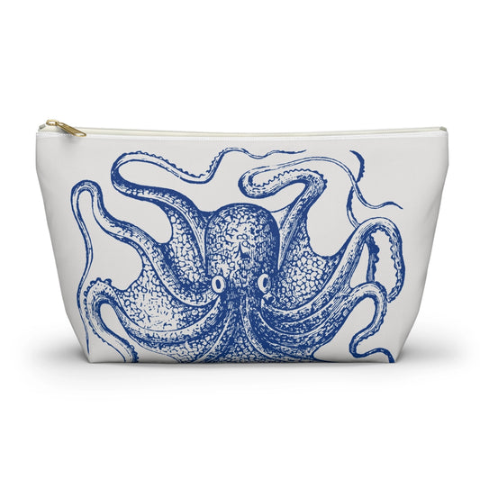 Blue Octopus Accessory Bag
