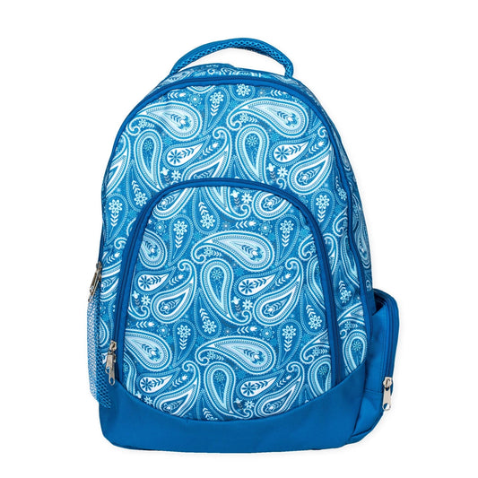 Blue Paisley Backpack