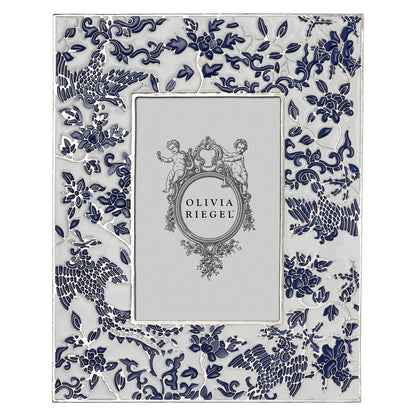 Blue & White Imperial Phoenix Frame