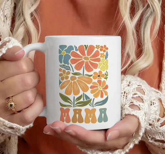 Boho Floral Mama 12oz. Mug