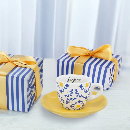 Bonjour - 2.5 oz Espresso Cup and Saucer
