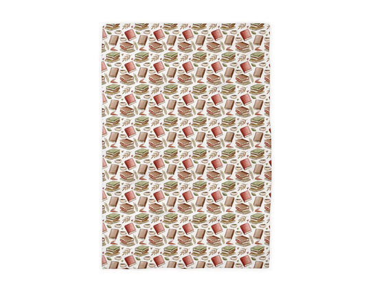 Book Lover Kitchen Waffle Weave Towel