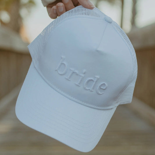 Bride 3-D Embroidered Trucker Hat
