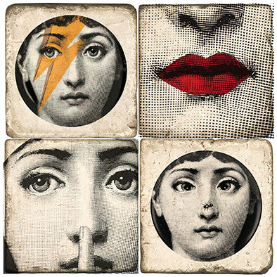 Fornasetti Coaster Set of 4