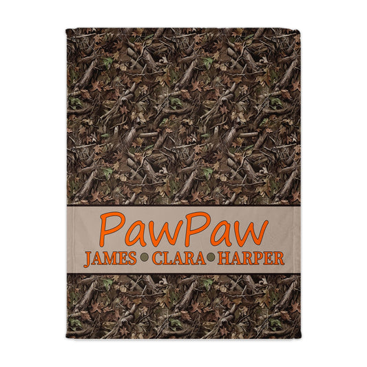 Camo Family Blanket