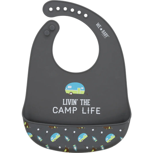 Camp Life - 12" Silicone Catch All Bib