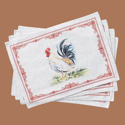 Campagne - Placemats 100% Cotton 13" X 19" - Set of 4