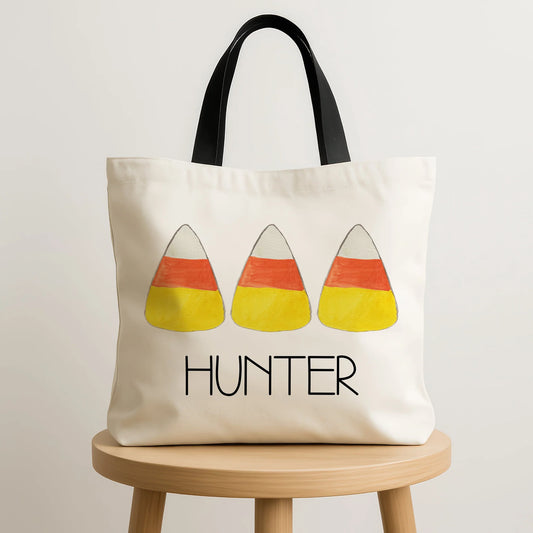 Candy Corn Halloween Trick or Treat Bag