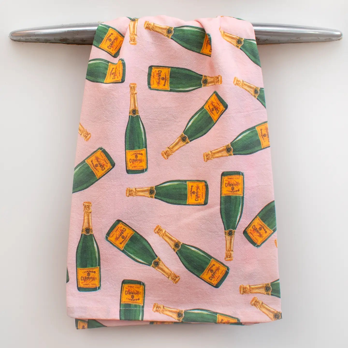 Champagne Pattern Tea Towel - NY Gift Boutique