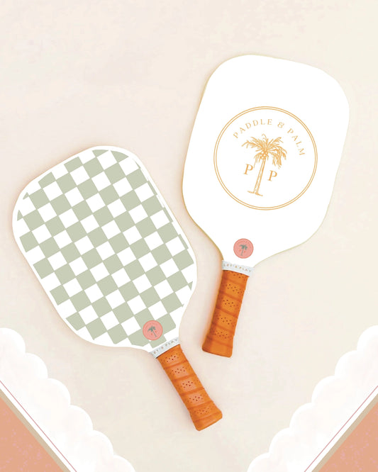 Checkered Classic Pickleball Paddle