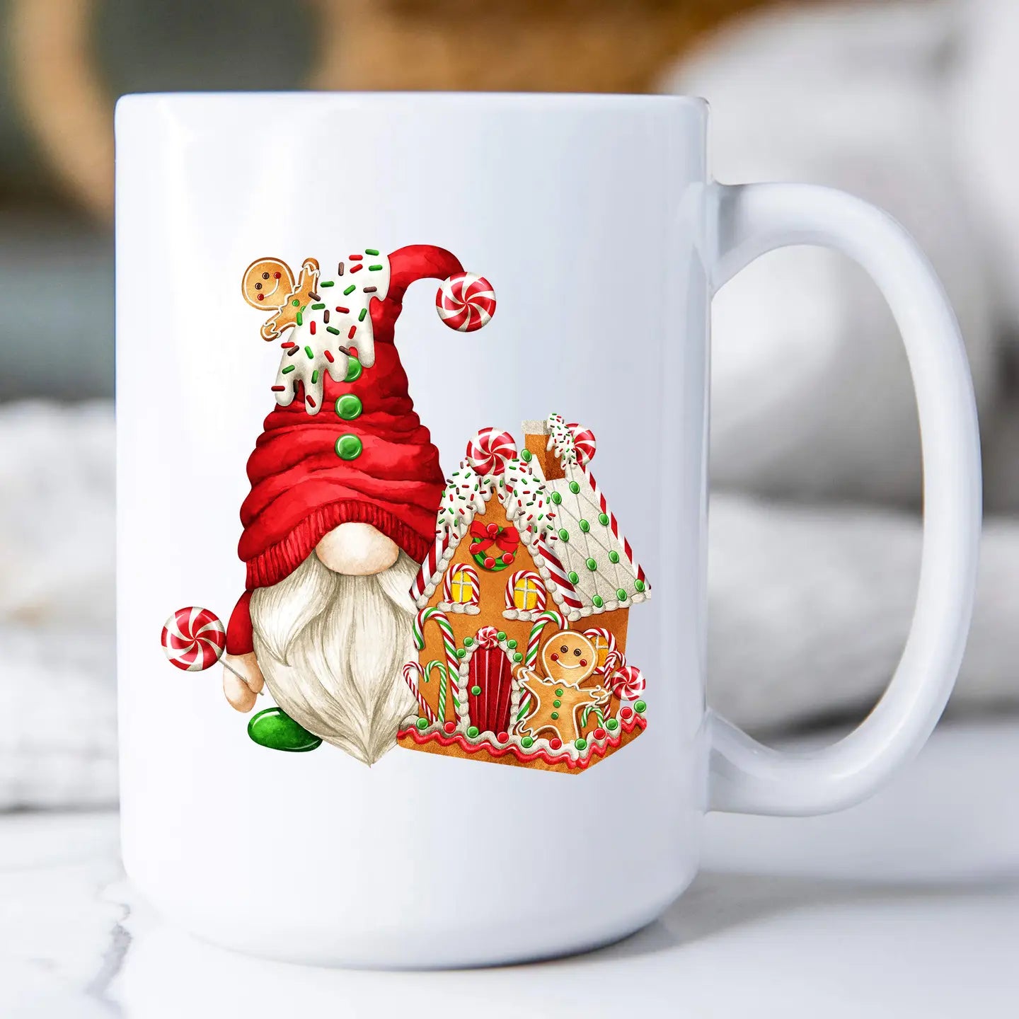 Christmas Gnome 15 oz. Coffee Mug