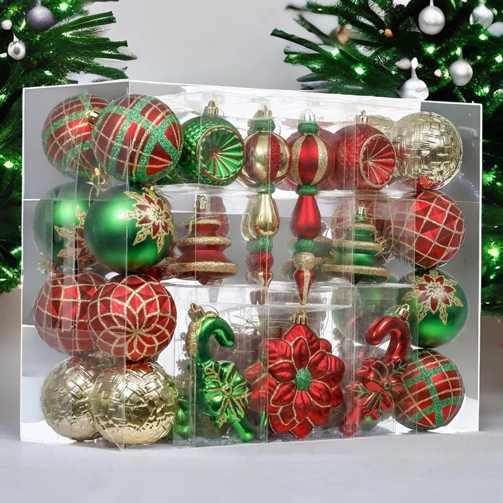 Christmas Sensation Holiday Ornament 108 pc Set