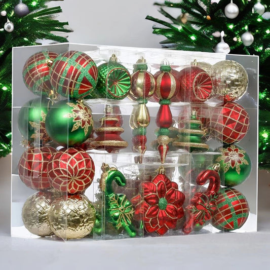 Christmas Sensation Holiday Ornament 108 pc Set