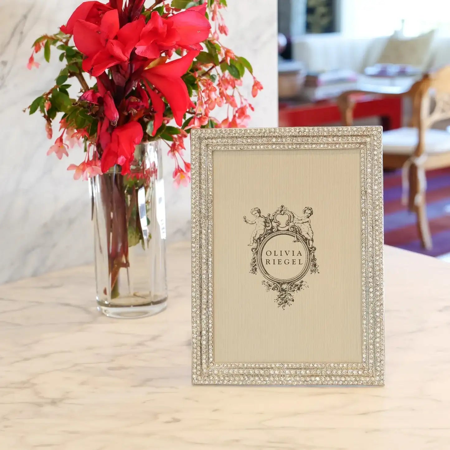 Classic Crystal Pavé Picture Frame