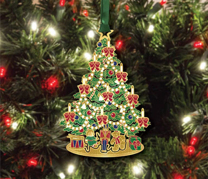Classic Christmas Tree Brass Ornament - NY Gift Boutique