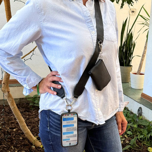 Clip & Go Strap W/Rfid Pouch Solid