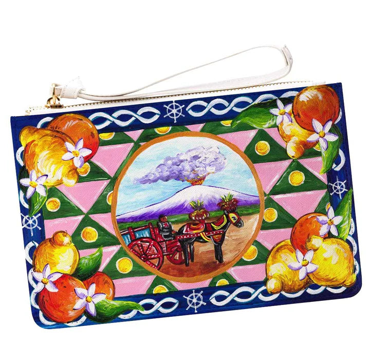 Mt. Etna Clutch Bag